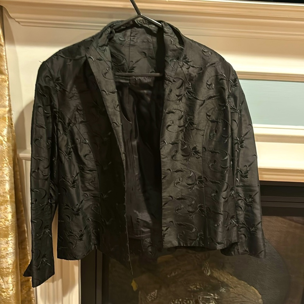 Vintage 80s black blazer